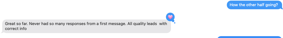 Client feedback screenshot 5