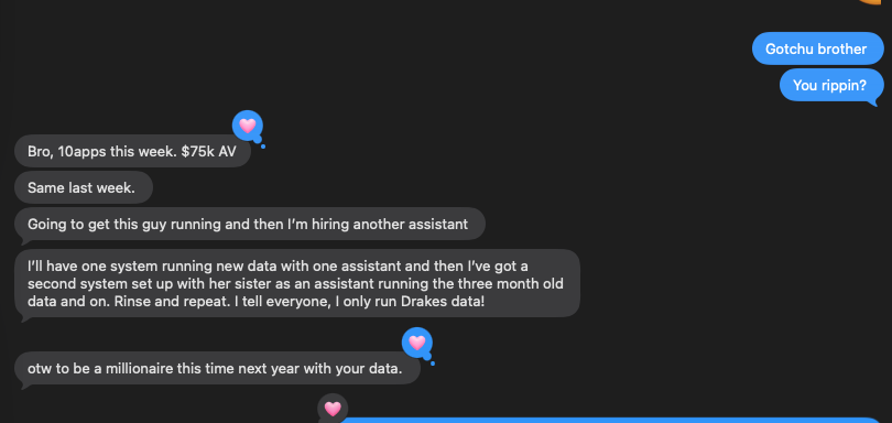 Client feedback screenshot 4