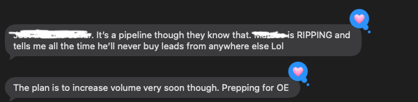 Client feedback screenshot 11